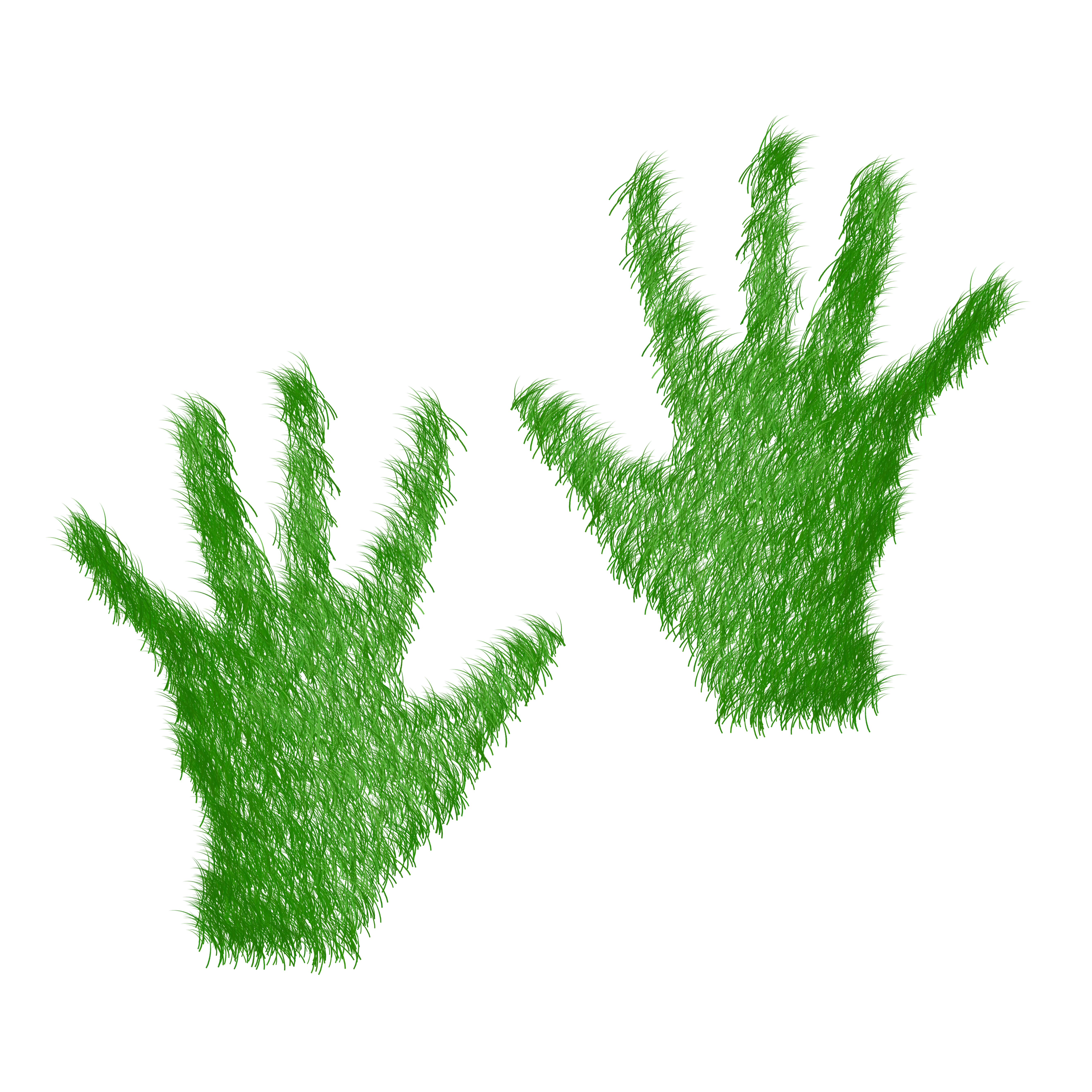 Green, Grass, Lawn, Echo, Ecological, Nature, Savings, Energy Saving, Blades Of Grass, Hand, Fingers, Five, Hands, Fingerprints, Footprint, Sign